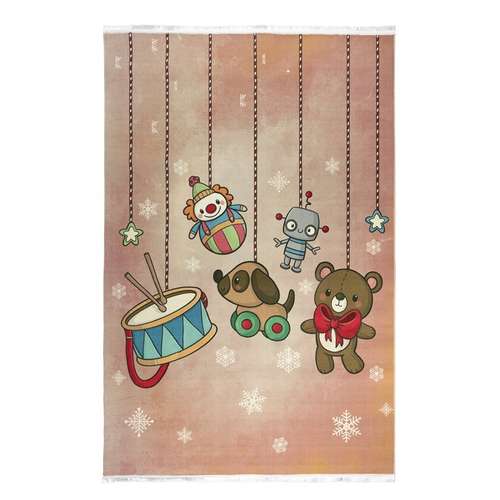 فرش ماشینی محتشم طرح کودک کد 100276