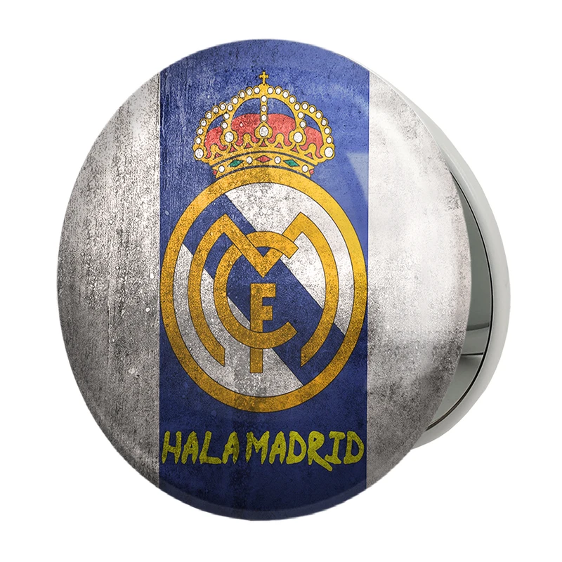 آینه جیبی خندالو طرح باشگاه رئال مادرید مدل تاشو کد 26363 