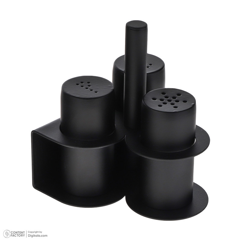 نمک پاش و فلفل پاش مدل Ps مجموعه 3 عددی به همراه استند