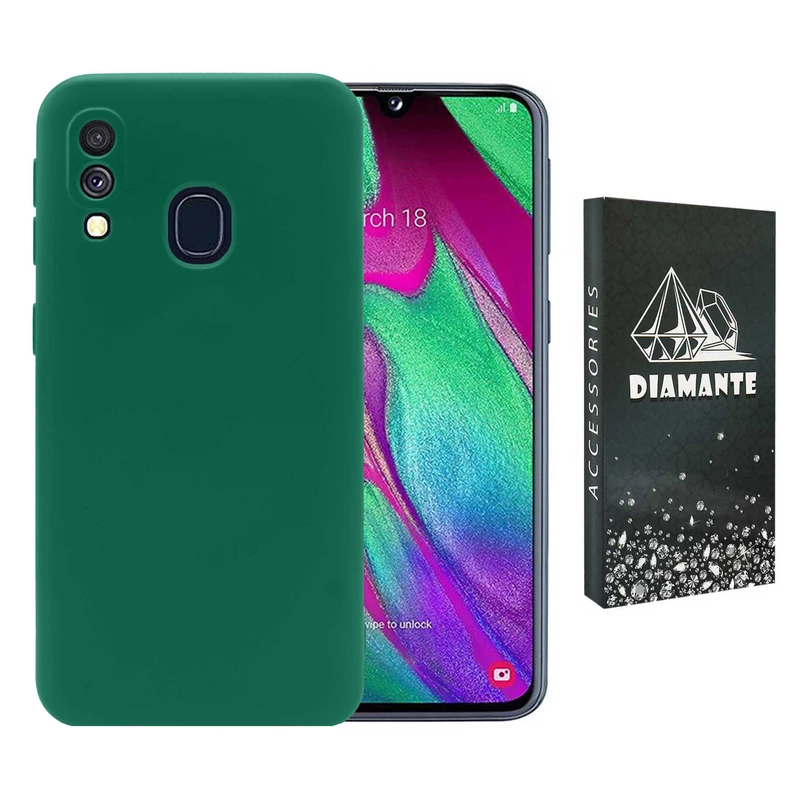 کاور دیامانته مدل sili_77 Bk مناسب برای گوشی موبایل سامسونگ Galaxy A30