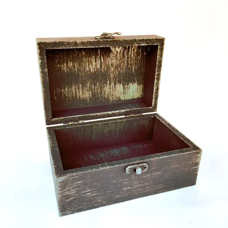 جعبه هدیه چوبی مدل هنری طرح شب های پرستاره کد SB77