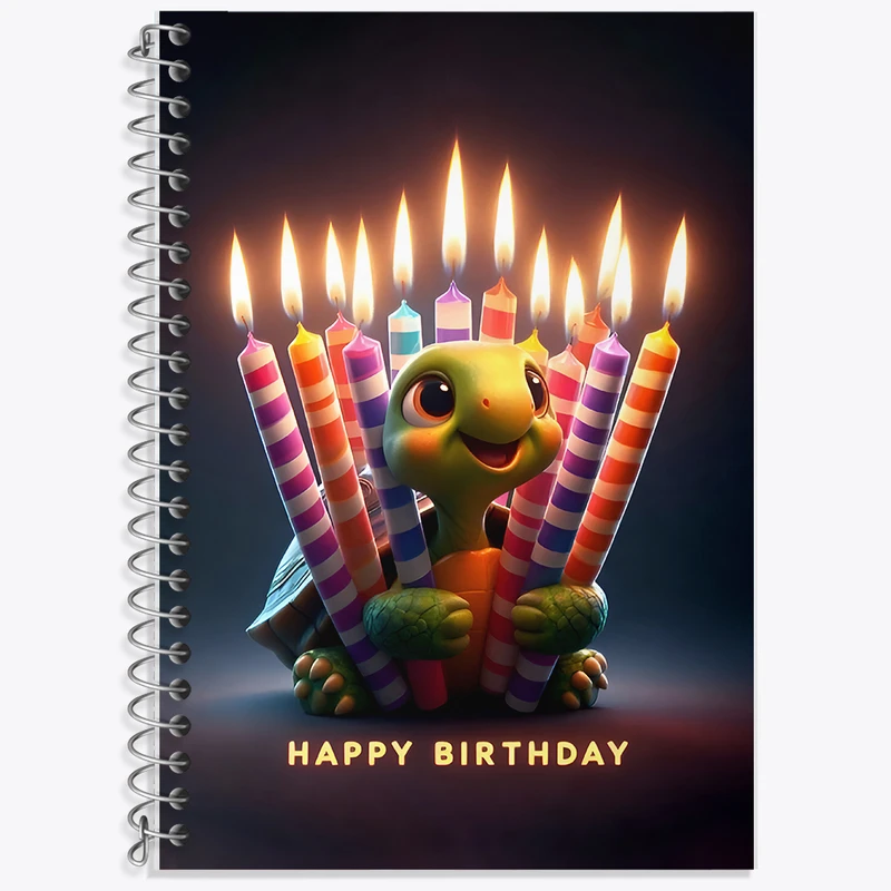 دفتر لغت 50 برگ خندالو طرح تولدت مبارک کد F6546