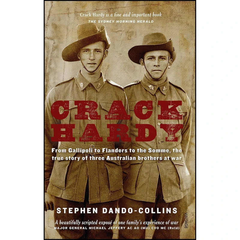 کتاب Crack Hardy اثر Stephen Dando-Collins انتشارات Vintage Australia
