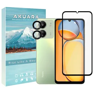 Akuara Full-ring Screen Protector For Xiaomi Redmi 13C / Poco C65 with lens protector