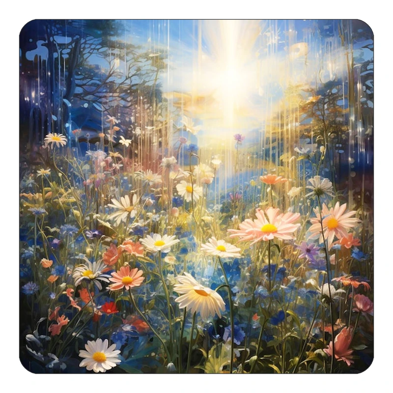 مگنت کاکتی طرح نقاشی رنگ روغن مدل mp71447