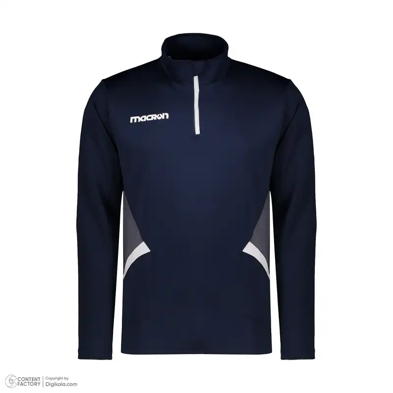 ست سویشرت و شلوار ورزشی مردانه مکرون مدل فریزر رنگ سرمه ای