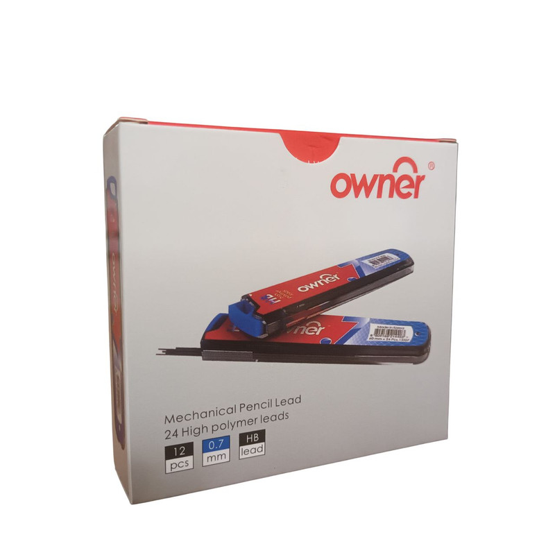 نوک مداد نوکی 0.7 میلی متری اونر کد 131107 بسته 12 عددی