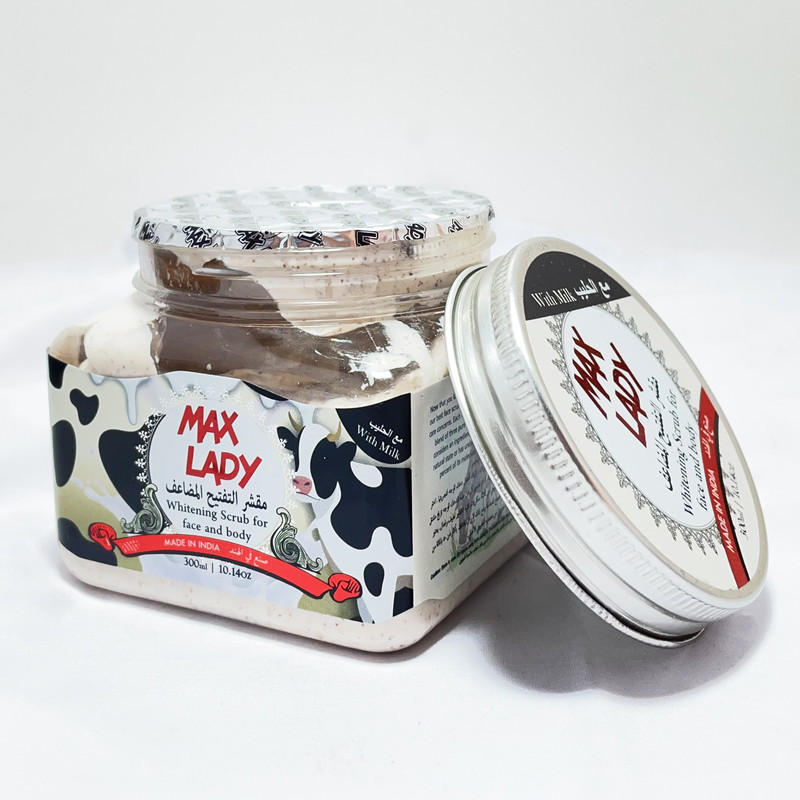 اسکراب لایه بردار پوست مکس لیدی مدل milk حجم 300 میلی لیتر اسکراب لایه بردار پوست مکس لیدی مدل milk حجم 300 میلی لیتر
