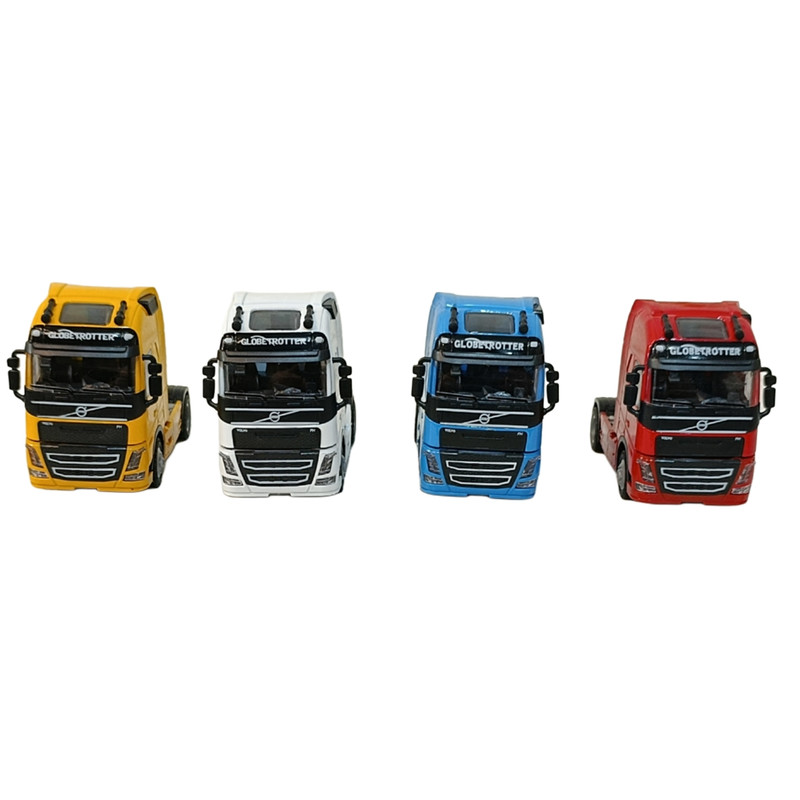 ماشین بازی مدل چراغ دار VOLVO FH طرح تک محور