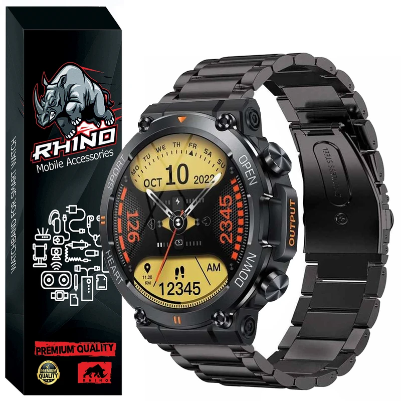 بند راینو مدل 3Bead مناسب برای ساعت هوشمند اسمارت واچ K56 Pro / K56 Pro Ultra