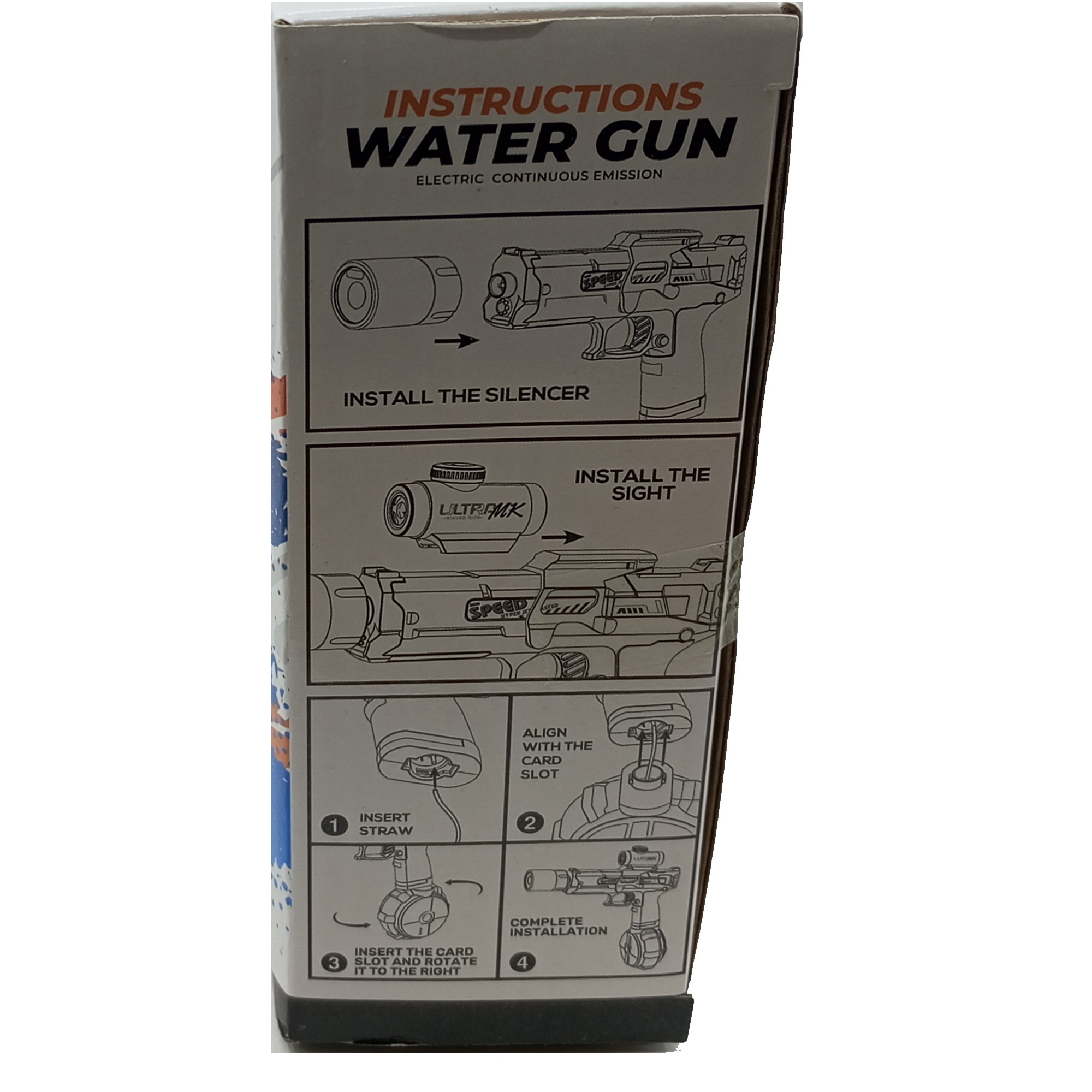 تفنگ آب پاش مدل شارژی کد 1031