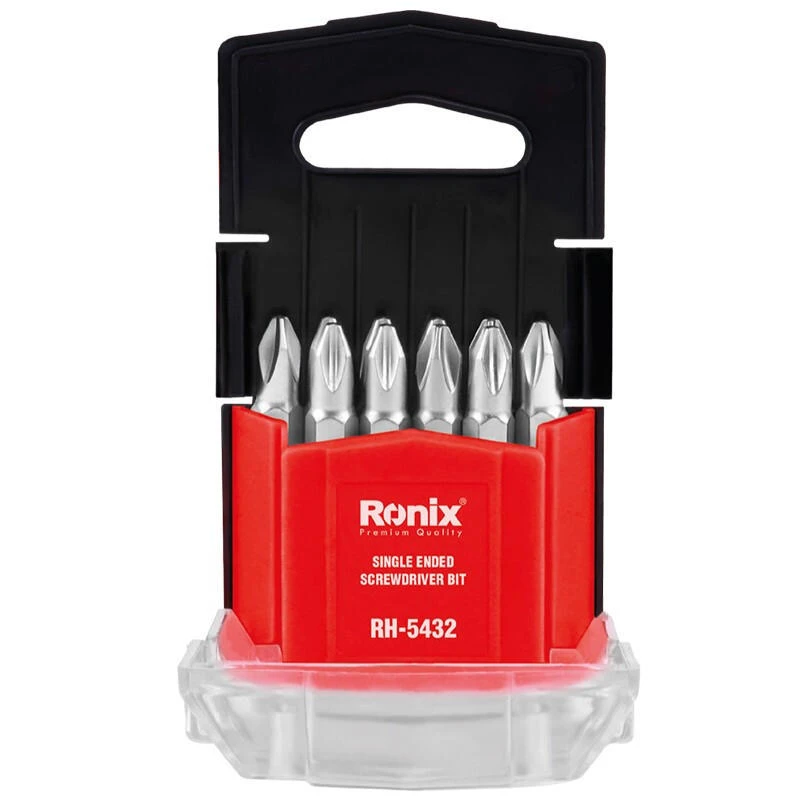 سر پیچ گوشتی یک سر چهارسو رونیکس مدل RH-5432 بسته 10 عددی 