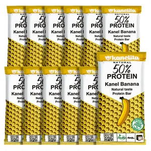 پروتئین بار گیاهی کنل موز کنلیتا - 45 گرم بسته 12 عددی
