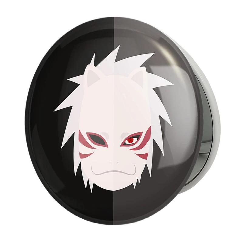 آینه جیبی خندالو طرح ماسک کاکاشی انیمه ناروتو Naruto مدل تاشو کد 11235 