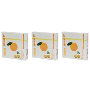 آدامس سقز بیست با طعم پرتقال شیرین شده با شکر قهوه ای - 50 گرم بسته 3 عددی