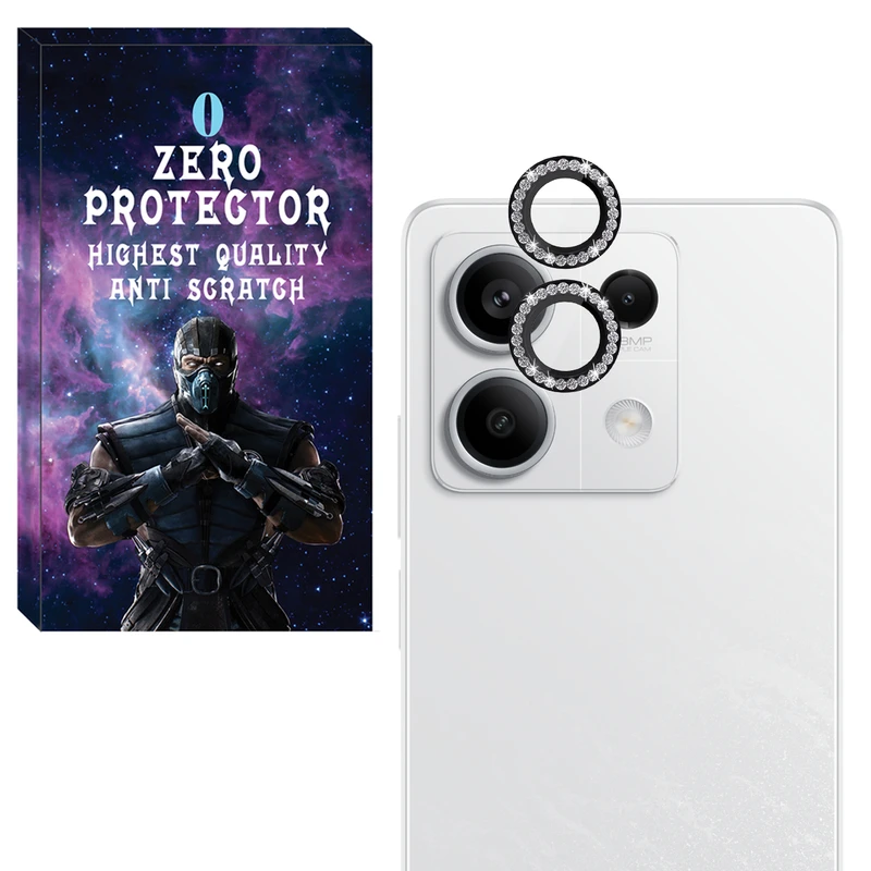 محافظ لنز دوربین رینگی زیرو مدل Ring-Diamond-ZR مناسب برای گوشی موبایل شیائومی Redmi Note 13 5G
