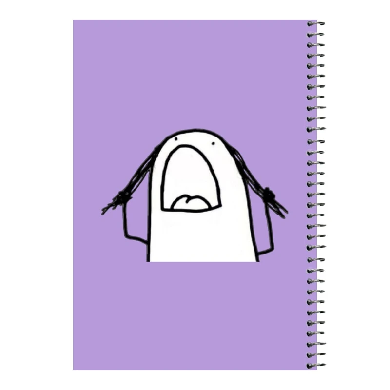 دفتر مشق 80 برگ اس جی مدل استیکر عصبانی     