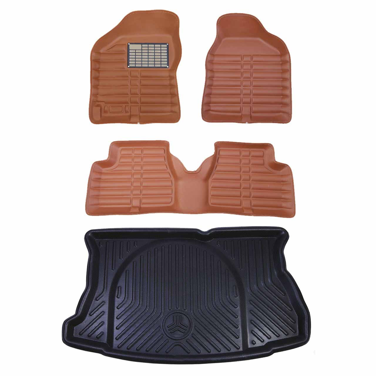 کفپوش سه بعدی خودرو مدل LS مناسب برای کوئیک به همراه کفپوش صندوق