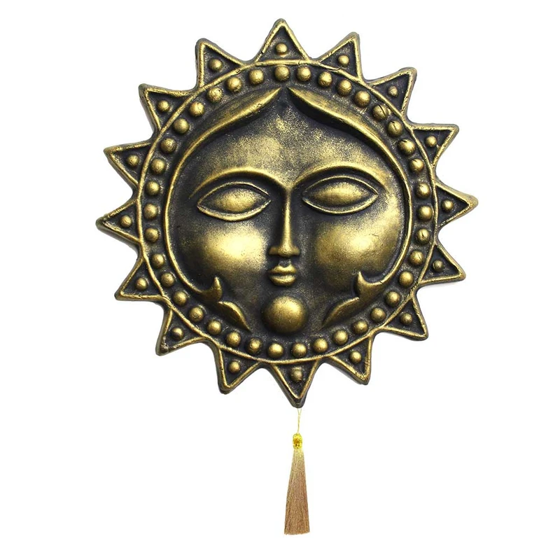 دیوارکوب سفالی مدل خورشید کد 28