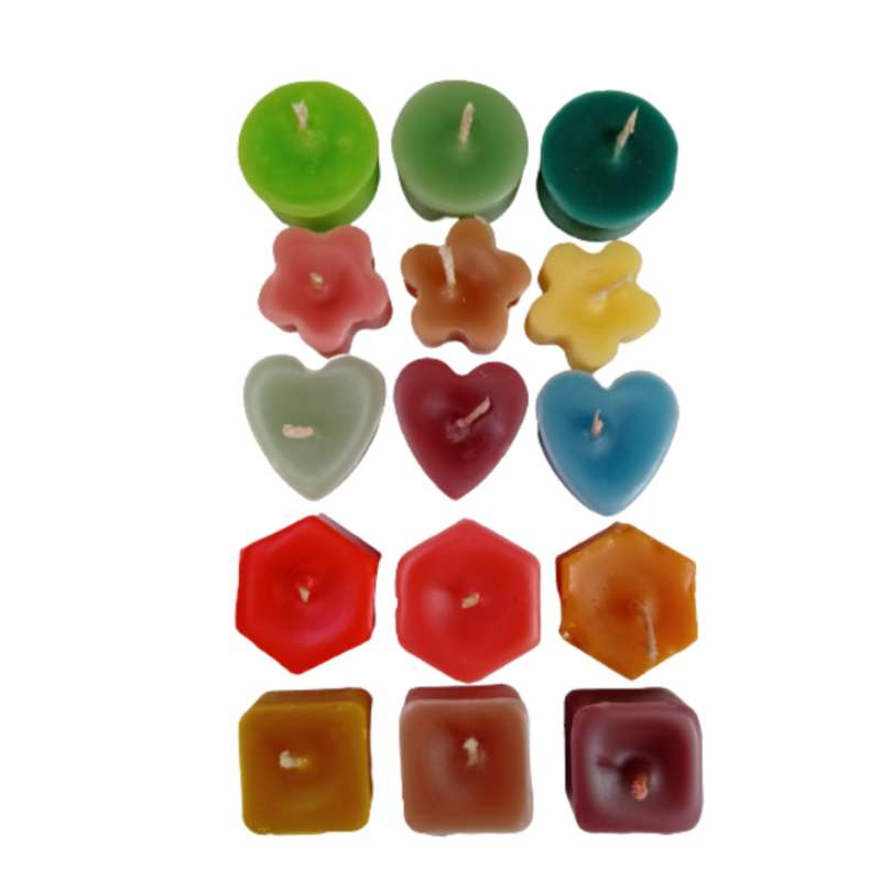 شمع وارمر طرح اشکال مجموعه 15 عددی