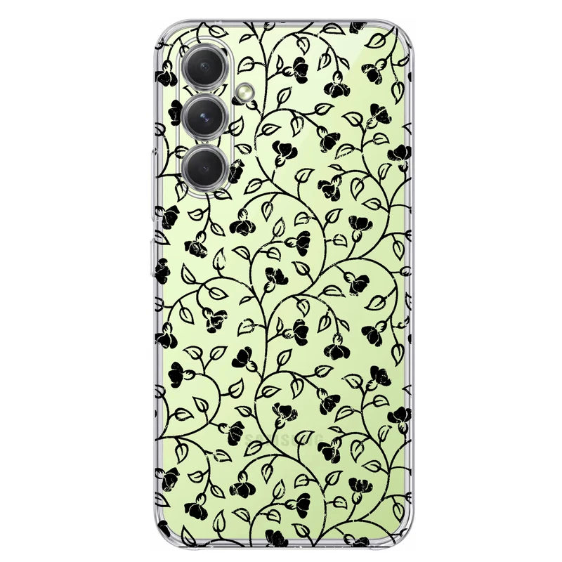 کاور مگافون طرح گل مدل C42-B مناسب برای گوشی موبایل سامسونگ Galaxy A54