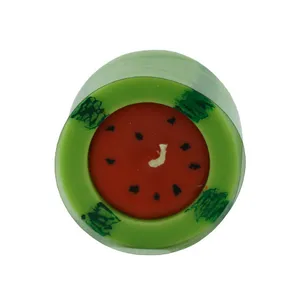 شمع دست ساز مدل هندوانه یلدا