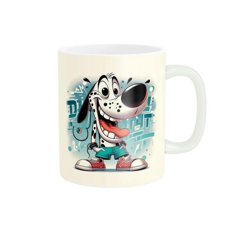 ماگ پاد آفرین مدل سگ خال دار کد DKC902