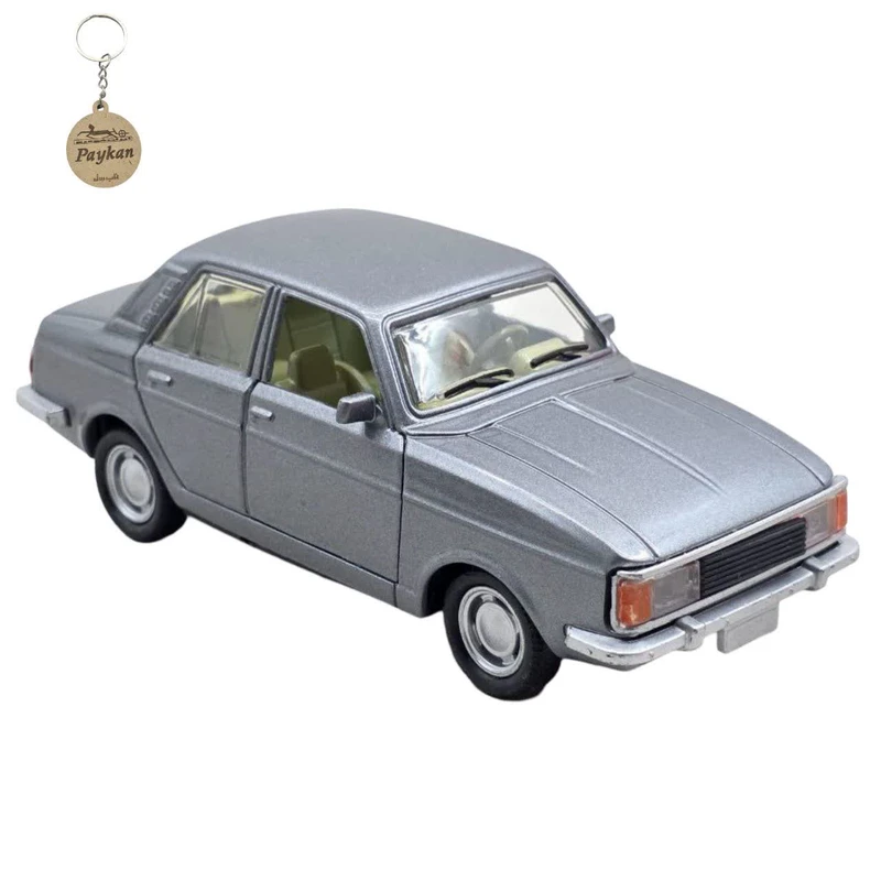 ماکت ماشین ناب سل مدل پیکان فلزی PEYKAN CREAMTRIM NAAB007 به همراه جاسوییچی