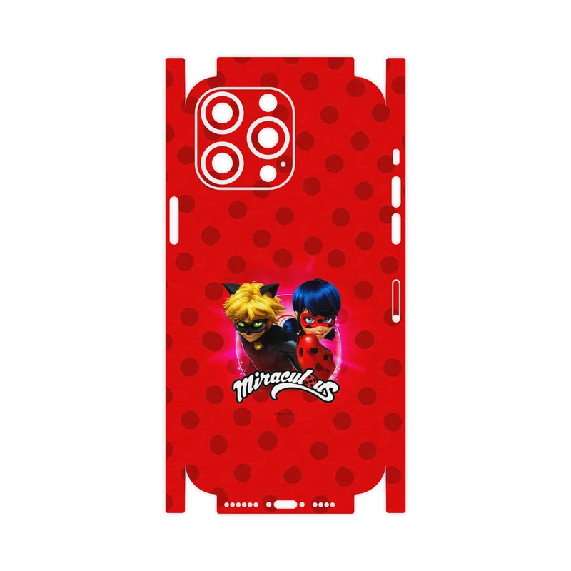 برچسب پوششی ماهوت مدل Ladybug and Cat Noir-FullSkin مناسب برای گوشی موبایل اپل iPhone 14 Pro Max