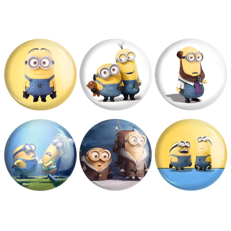 مگنت خندالو طرح مینیون ها Minions کد 645A مجموعه 6 عددی