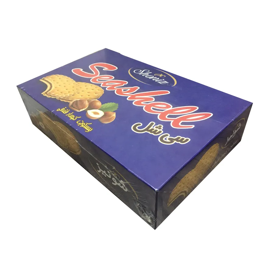 بیسکویت کرمدار فندقی سی شل شونیز - 560 گرم