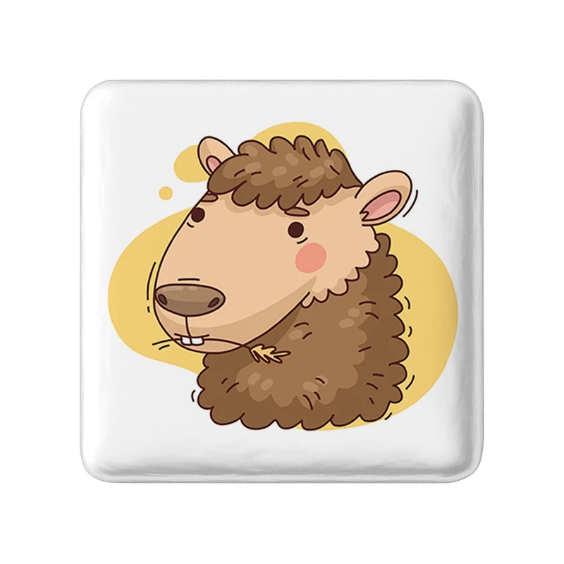 پیکسل خندالو طرح شتر حیوانات بامزه مدل مربعی کد 37169