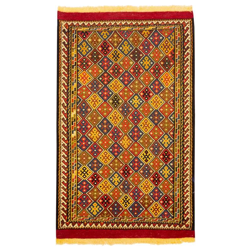 گلیم دستباف نیم متری سی پرشیا کد 156095