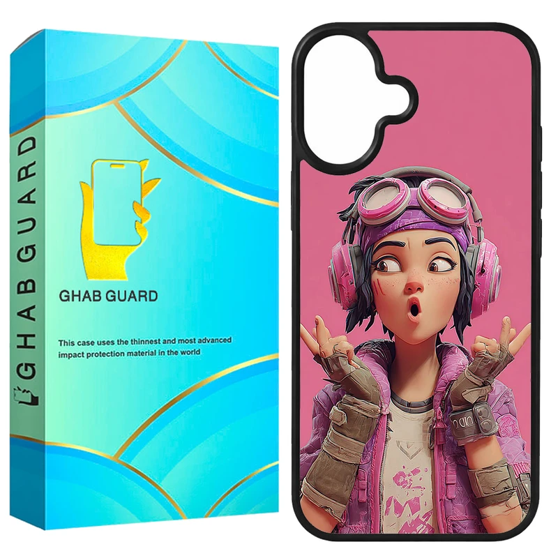 کاور قاب گارد طرح شکارچیان کی پاپ مدل GCHP16 مناسب برای گوشی موبایل اپل iPhone 16 
