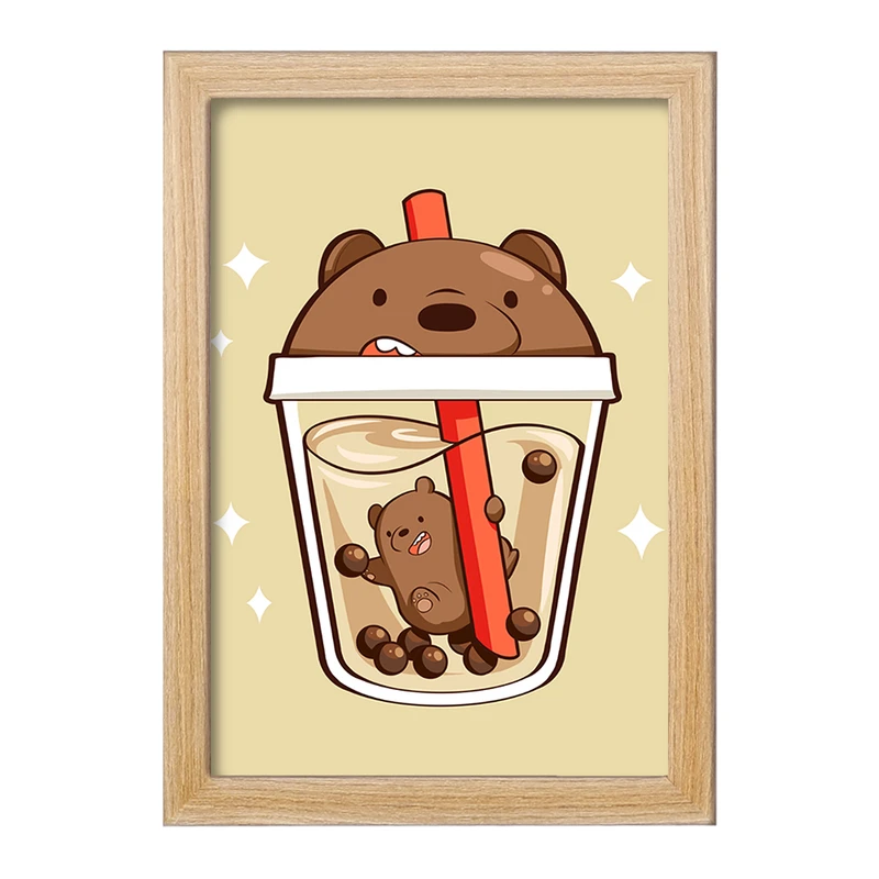 تابلو خندالو مدل انیمیشن سه خرس کله پوک کد 27654