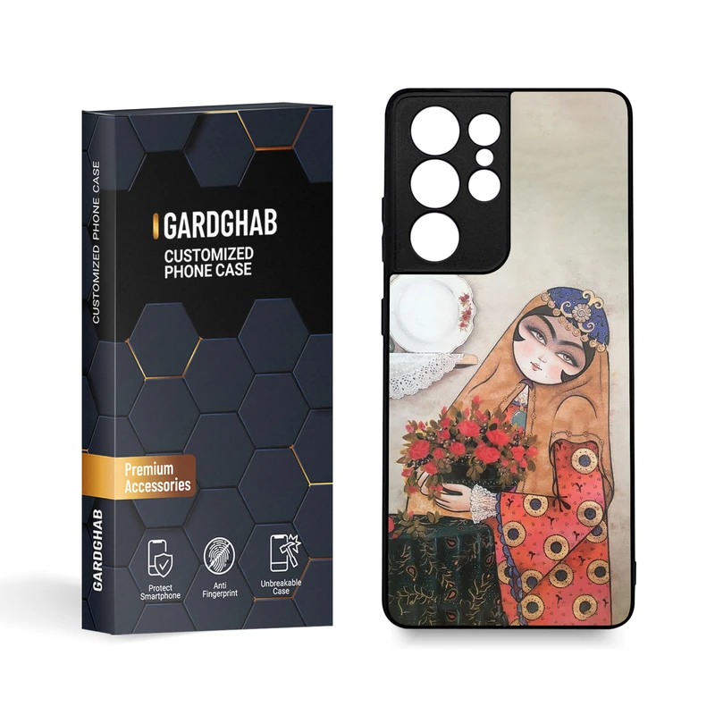 کاور گارد قاب مدل دخترانه مناسب برای گوشی موبایل سامسونگ Galaxy S21 Ultra / S30 Ultra