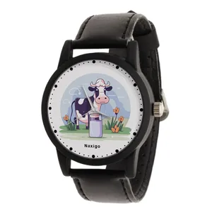 ساعت مچی عقربه ای ناکسیگو مدل گاو عشق کد LF14318