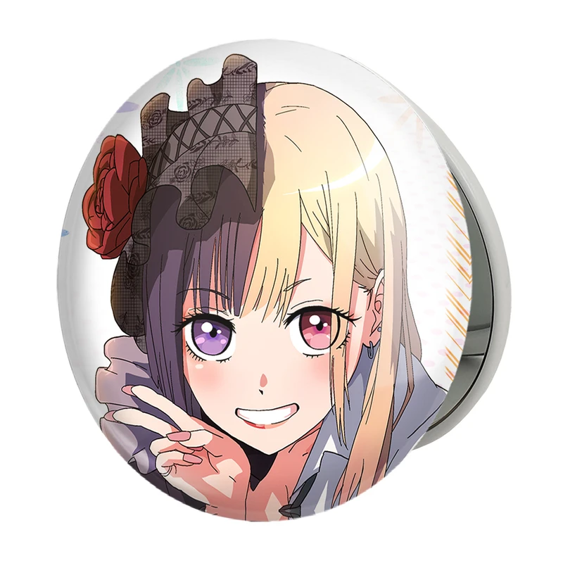 آینه جیبی خندالو طرح مارین کیتاگاوا انیمه دارلینگ در فرنکس مدل تاشو کد 12925 