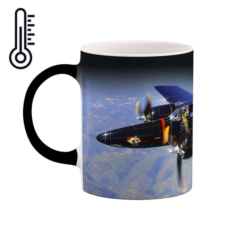 ماگ حرارتی کاکتی مدل هواپیمای جنگنده کد mgh10672