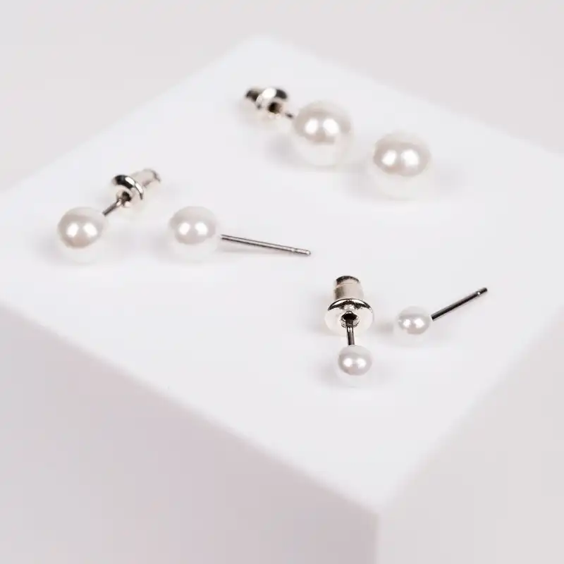 گوشواره زنانه کد M02 مجموعه 3 عددی