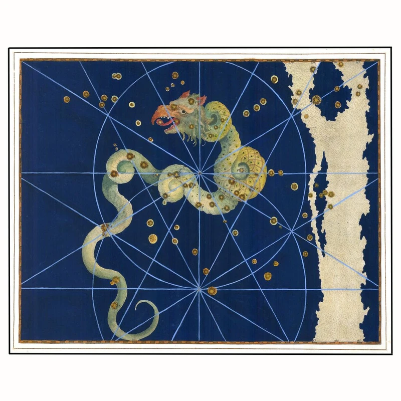 پوستر مدل نقشه آسمانی -طرح رنسانس قرون وسطی 27 