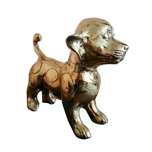  مجسمه برنزی مدل سگ کد2300