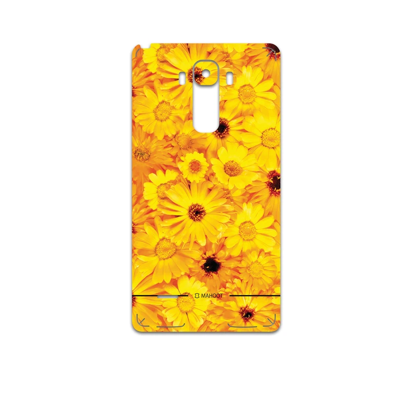 برچسب پوششی ماهوت مدل Yellow-Flower مناسب برای گوشی موبایل ال جی G4 Stylus