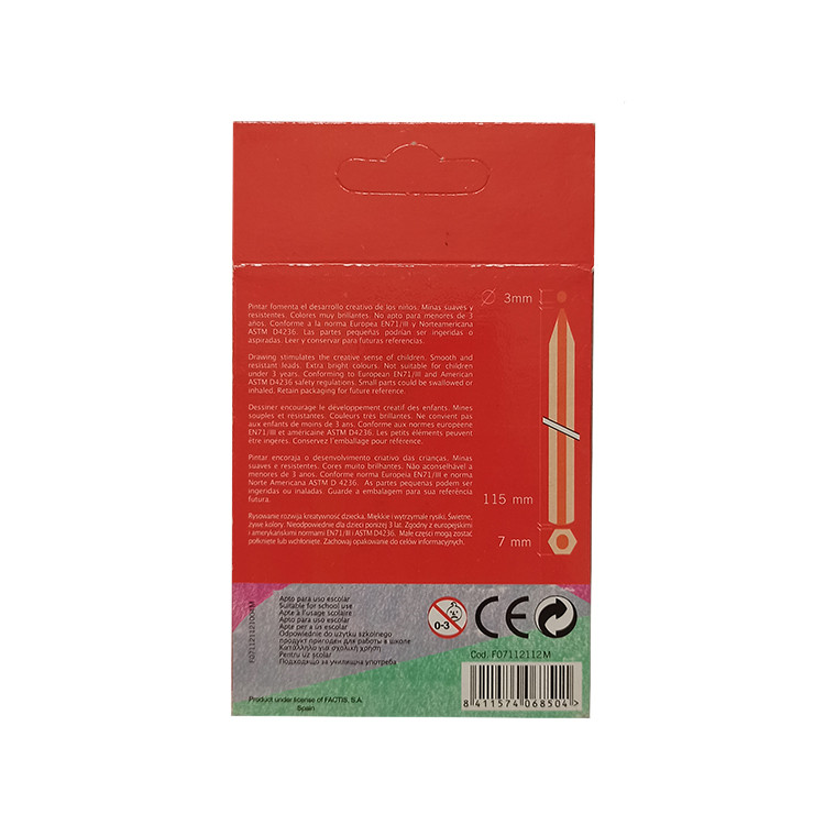 مداد رنگی 12 رنگ فکتیس کد HT01