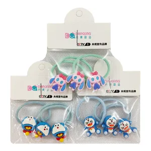 کش مو دخترانه مدل عروسکی کد FF-443 بسته 9 عددی