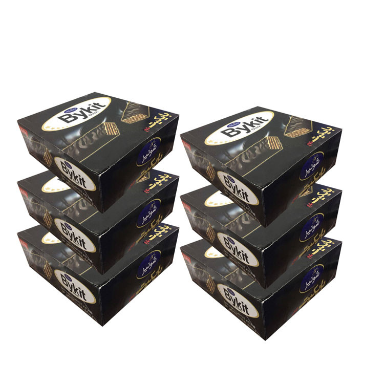 ویفر بایکیت تلخ شونیز - 45 گرم شش بسته 20 عددی