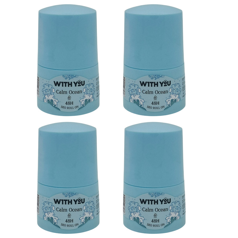 رول دئودورانت زنانه ویت یو مدل CALM OCEAN حجم 50 میلی لیتر مجموعه 4 عددی