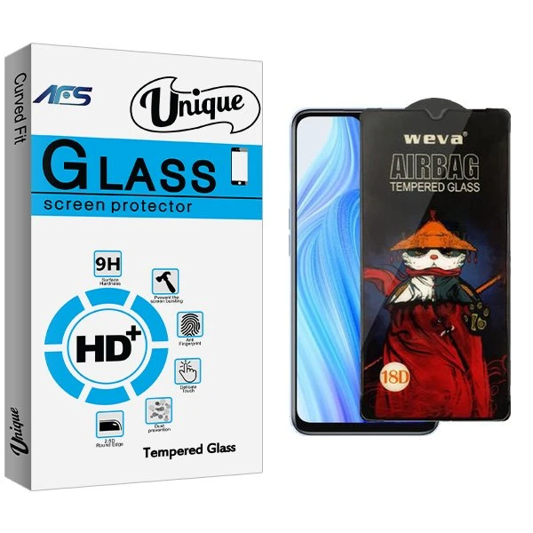 محافظ صفحه نمایش ای اف اس مدل Unique Airbag مناسب برای گوشی موبایل ریلمی 10T