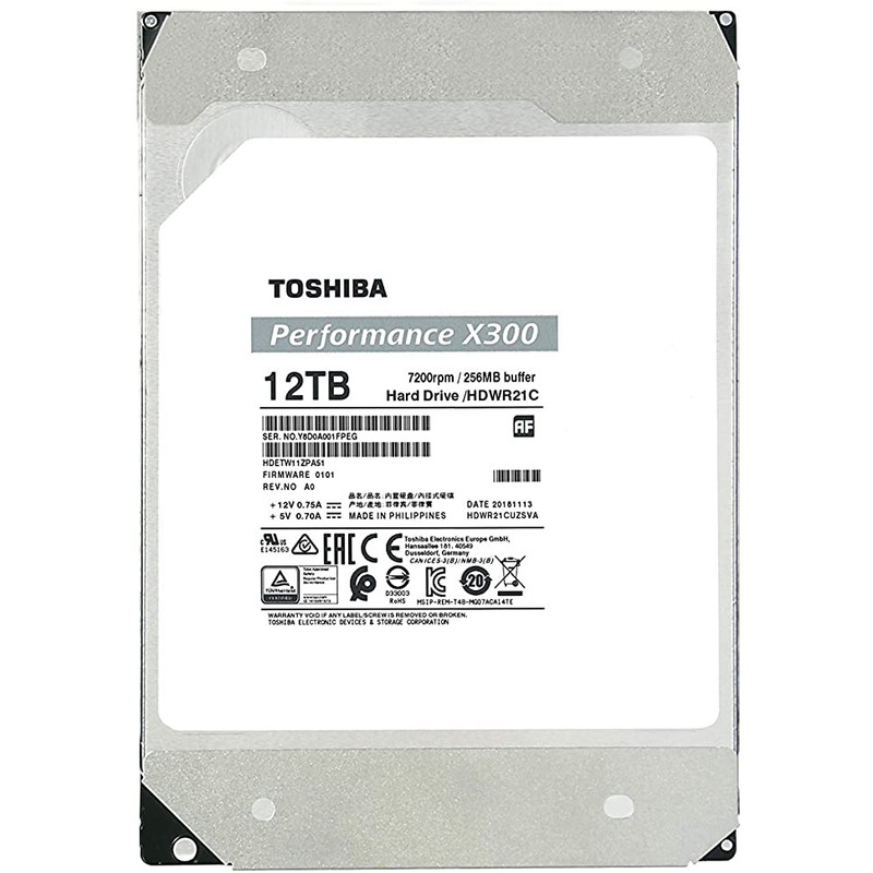 هارددیسک اینترنال توشیبا مدل Performance X300 ظرفیت 12 ترابایت
