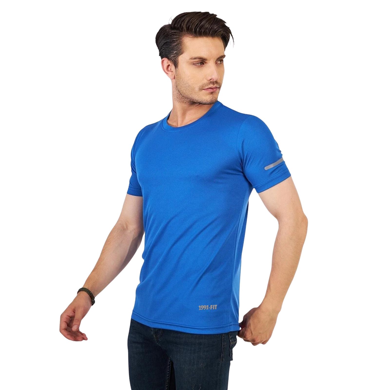تی شرت ورزشی مردانه نوزده نودیک مدل TS1962 BL  -  - 2